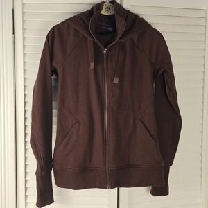 Athleta Womens Brown‎ Triumph Hoodie Sweatshirt Jacket XS